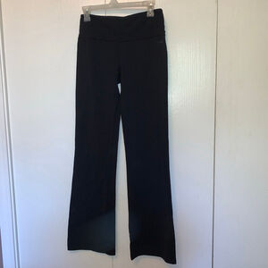 Women's Roots Black Boot Cut Yoga Pants Size S